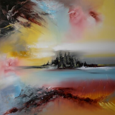 Peinture intitulée "img-0517-atlantis-8…" par Sophie Sirot, Œuvre d'art originale, Huile