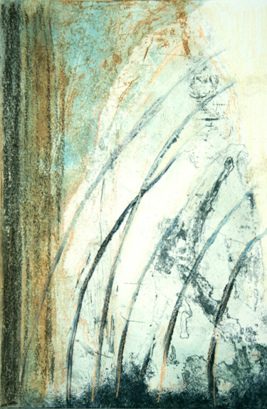 Incisioni, stampe intitolato "Vers la lumière" da Sophie Gerin, Opera d'arte originale, Acquaforte