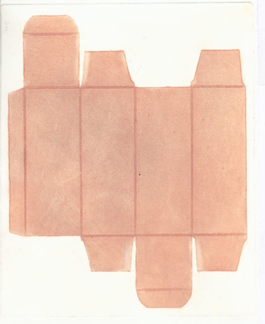 Gravures & estampes intitulée "Parking Lot" par Sophie Cordery, Œuvre d'art originale