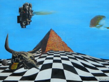 Картина под названием "the-great-return" - Sorin Niculae Lazar, Подлинное произведение искусства, Масло