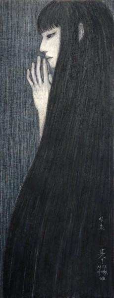Dibujo titulada "Bijin-Ga ( Belles f…" por Souske, Obra de arte original, Carbón