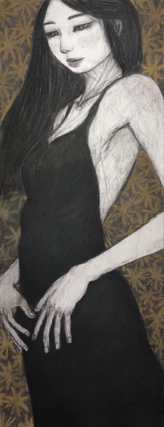 「Bijin-Ga ( Belles f…」というタイトルの描画 Souskeによって, オリジナルのアートワーク, 木炭