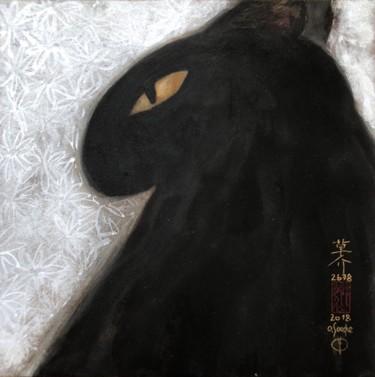 Painting titled "so-neco (souske-cha…" by Souske, Original Artwork, Pigments
