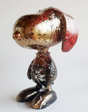 Sculpture intitulée "SPACO Snoopy Peanut…" par Spaco, Œuvre d'art originale, Résine