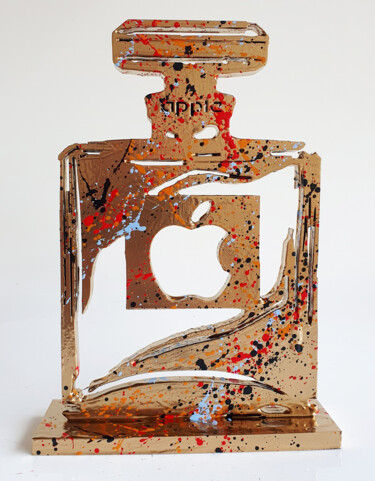 Skulptur mit dem Titel "SPACO N°5 Five Chan…" von Spaco, Original-Kunstwerk, Acryl