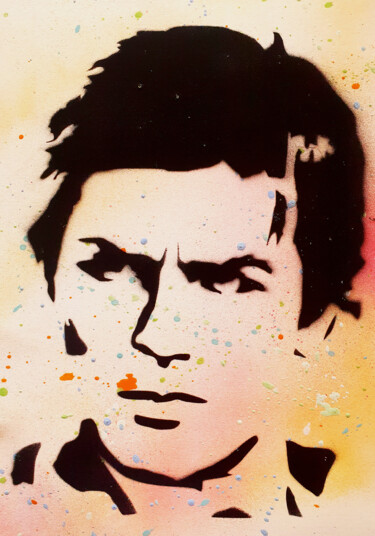 Painting titled "SPACO - Delon pocho…" by Spaco, Original Artwork, Spray paint