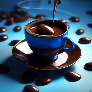 数字艺术 标题为“Hot chocolate” 由Spik3, 原创艺术品, 数字油画