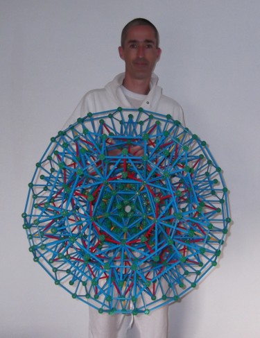 Escultura titulada "Dreamsphere Merkaba…" por Spiritual Master Free Spirit, Obra de arte original, Plástico