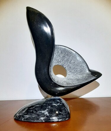 Sculpture titled "Lepu" by Spiros Gremo, Original Artwork, Stone