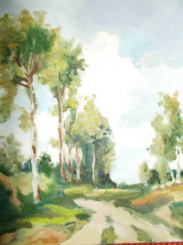 Malerei mit dem Titel "september" von Stanislav Khodak, Original-Kunstwerk, Öl