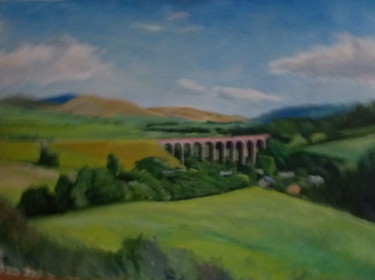 "Bridge to Scotland." başlıklı Tablo Stanislav Khodak tarafından, Orijinal sanat, Petrol