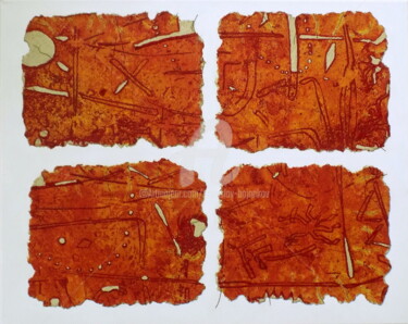 Incisioni, stampe intitolato "Fragments" da Stanislav Bojankov, Opera d'arte originale, incisione