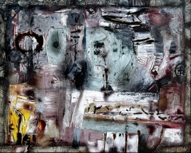 제목이 "In search of meanin…"인 미술작품 Stanislav Yushkov로, 원작, 기름 나무 들것 프레임에 장착됨
