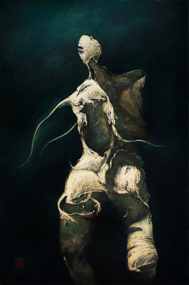 Malarstwo zatytułowany „Wanderer” autorstwa Стас Прохорцев (Stanislav Prokhortsev), Oryginalna praca, Olej