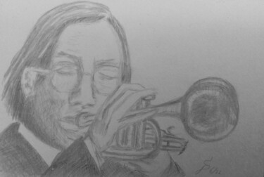 Malarstwo zatytułowany „Rod Mason” autorstwa Stefan Dhein, Oryginalna praca, Silverpoint