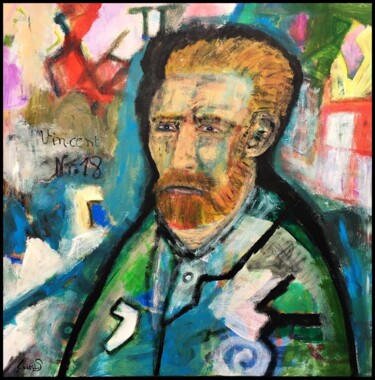Картина под названием "Vincent Nr.18" - Stefan Kibellus, Подлинное произведение искусства, Акрил