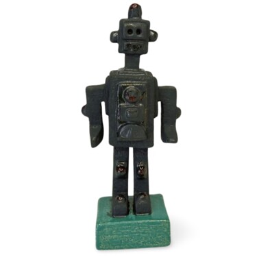 Sculpture titled "Cute Little Oxide R…" by Stefan Mager, Original Artwork, Ceramics