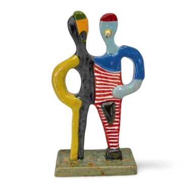 Sculpture titled "The Lovers #3" by Stefan Mager, Original Artwork, Ceramics