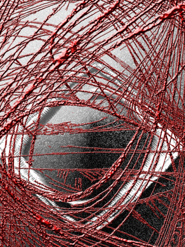 Artes digitais intitulada "Untitled RED" por Stefano De Vita (Deste), Obras de arte originais, Modelagem 3D
