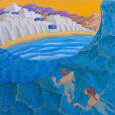Pintura titulada "Marina novo Eden" por Stefano Galli, Obra de arte original, Acrílico