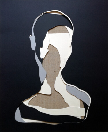 Collagen mit dem Titel "SA24" von Stefano Mazzolini, Original-Kunstwerk, Collagen