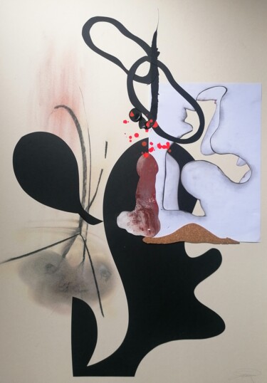 Peinture intitulée "MIRA" par Stefano Mazzolini, Œuvre d'art originale, Collages