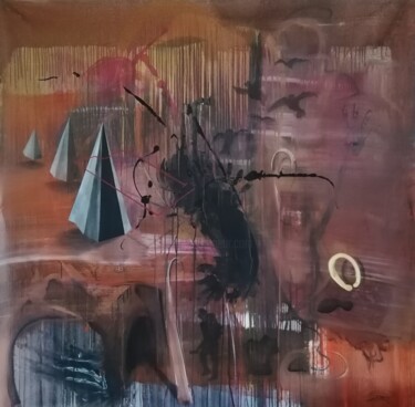 Schilderij getiteld "TOLOMEO" door Stefano Mazzolini, Origineel Kunstwerk, Acryl