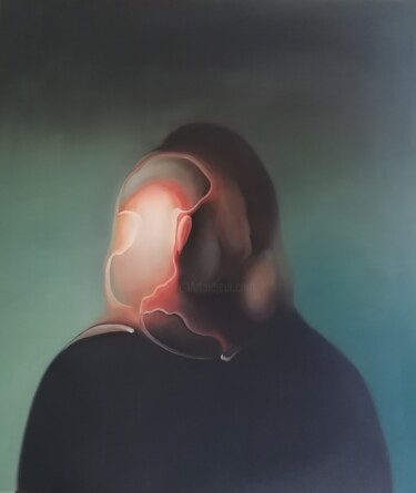 Картина под названием "AIRO" - Stefano Mazzolini, Подлинное произведение искусства, Масло