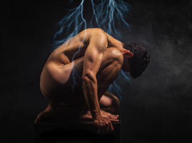 Φωτογραφία με τίτλο "Male nude from the…" από Stefano Mercurius, Αυθεντικά έργα τέχνης, Ψηφιακή φωτογραφία