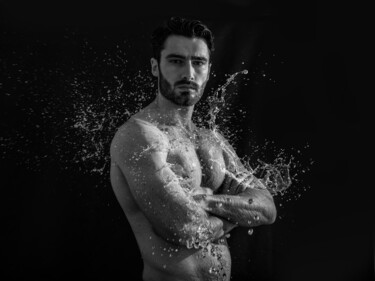 「Splash of water on…」というタイトルの写真撮影 Stefano Mercuriusによって, オリジナルのアートワーク, デジタル
