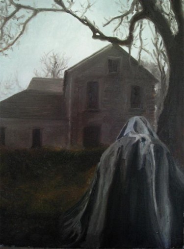 Painting titled "Baba Yaga" by Stefano Davidson, Original Artwork