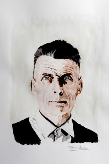 "Samuel Beckett (II)" başlıklı Tablo Stefano Davidson tarafından, Orijinal sanat