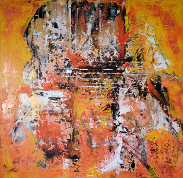 Картина под названием "Pourquoi pas" - Stehp, Подлинное произведение искусства, Акрил Установлен на Деревянная рама для носи…