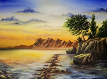 Tableau mer, paysage marin, bord de mer peinture sur toile