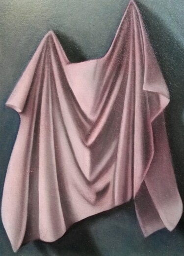Pintura titulada "drape étude huile s…" por Steivan Loundou, Obra de arte original, Oleo