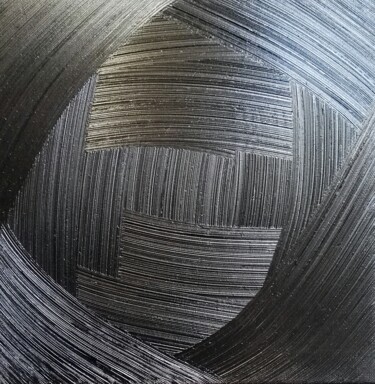 Malerei mit dem Titel "peinture abstraite…" von Steivan Loundou, Original-Kunstwerk, Öl Auf Keilrahmen aus Holz montiert