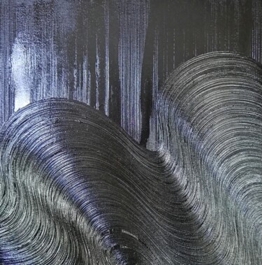 Malerei mit dem Titel "Huile sur toile, ta…" von Steivan Loundou, Original-Kunstwerk, Öl Auf Keilrahmen aus Holz montiert