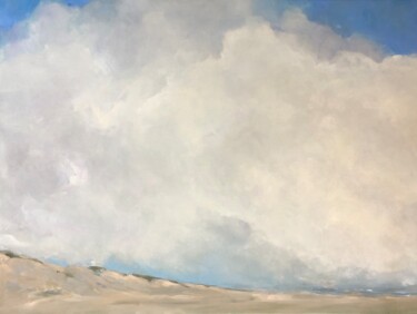 绘画 标题为“Impressive sky” 由Stella Burggraaf, 原创艺术品, 油 安装在木质担架架上