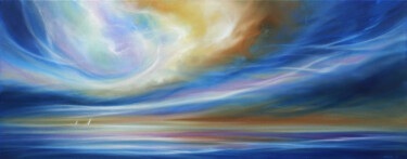 Malerei mit dem Titel "Ocean Dreaming III" von Stella Dunkley, Original-Kunstwerk, Öl