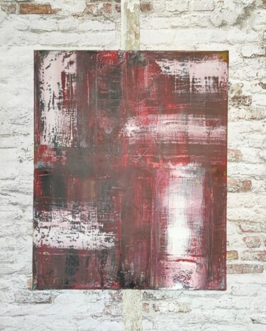 Schilderij getiteld "Terres sacrée" door Stéphane Droit, Origineel Kunstwerk, Acryl Gemonteerd op Frame voor houten brancard