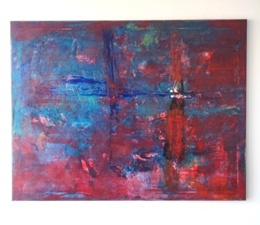 Painting titled "Born to be free" by Stéphane Droit, Original Artwork, Acrylic Mounted on Wood Stretcher frame