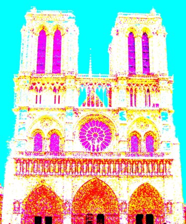 Fotografia intitolato "Notre Dame" da Stéphanie Dambry, Opera d'arte originale, Fotografia digitale