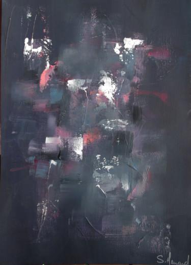 Картина под названием "Evaporation 113" - Stéphanie Menard, Подлинное произведение искусства, Акрил