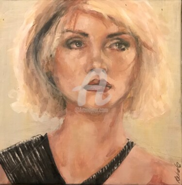 Pintura intitulada "Debbie, dispo uniqu…" por Stephanie Rebato, Obras de arte originais, Óleo