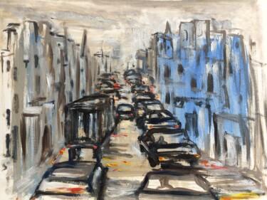 "Rush hour traffic" başlıklı Tablo Steve Phillips tarafından, Orijinal sanat, Petrol