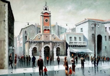绘画 标题为“Zadar” 由Stjepan Lezaic (Pepi), 原创艺术品, 油
