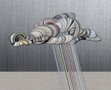 Digital Arts titled "Cloud without pants" by Alexander Stotsky, Original Artwork, Digital Painting