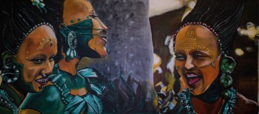Pittura intitolato "Apocalypto Мела Гиб…" da Tatiana Strakovich, Opera d'arte originale, Acrilico Montato su Telaio per bare…