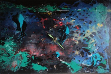 Pintura intitulada "Le chant des balein…" por Sublim By Nadoumi, Obras de arte originais, Acrílico