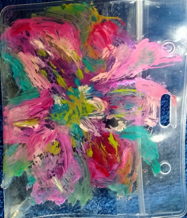Peinture intitulée "Lily- -card holder" par Lily Moonheart, Œuvre d'art originale, Pigments